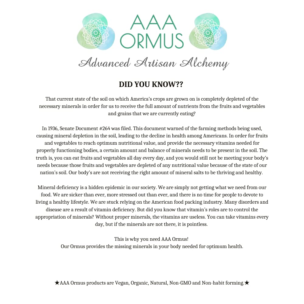 AAA Ormus Rose Capsules Mineral Blend - 45 Capsules - image 5