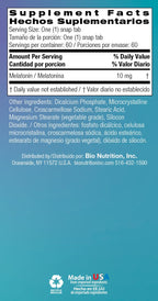 Bio Nutrition Melatonin 10 mg Tablets for Sleep - 60 Count - image 7