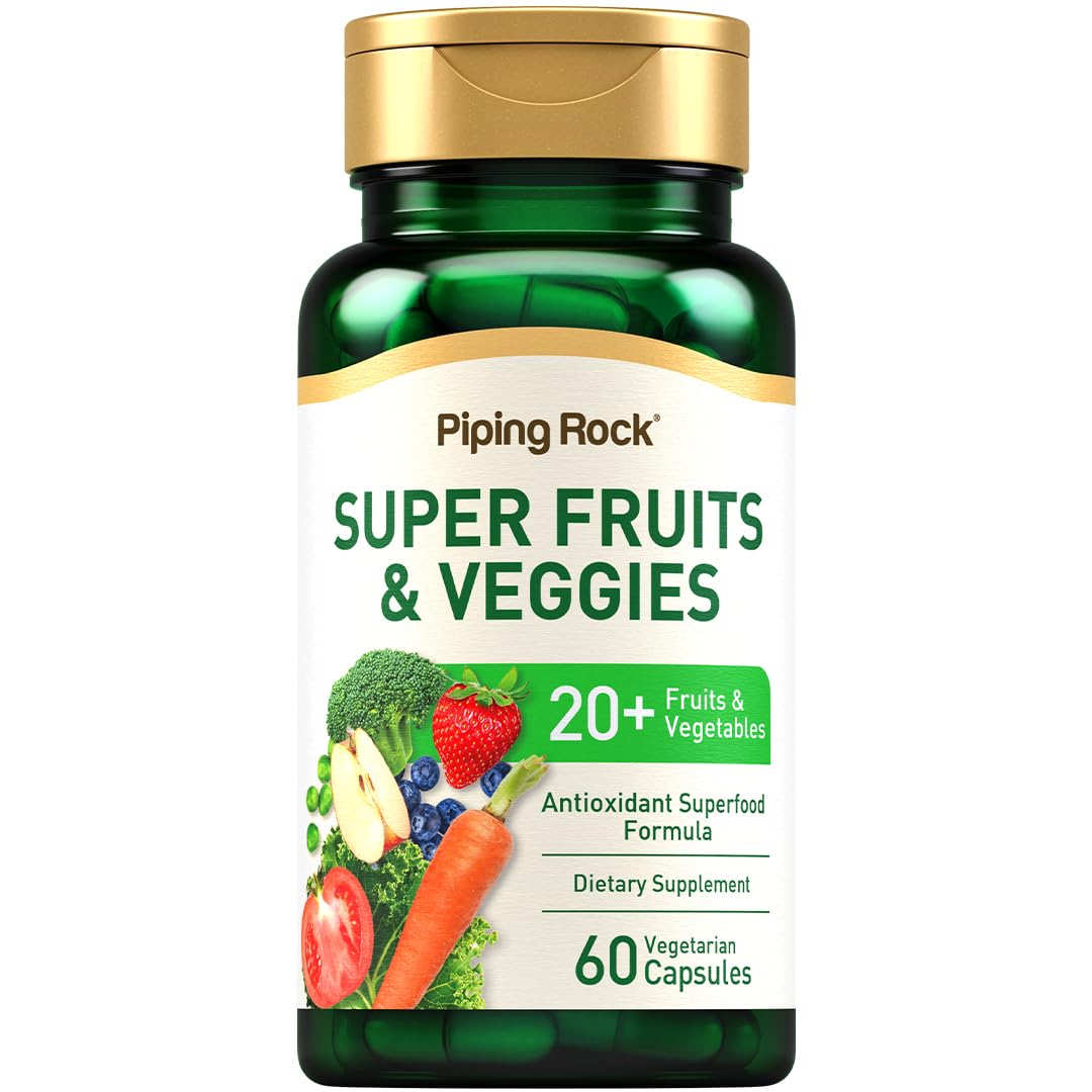 Piping Rock Fruits and Veggies Supplement - 60 Vegetarian Capsules