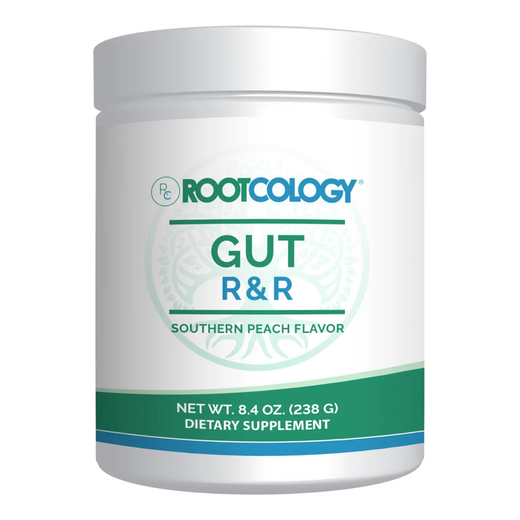 Rootcology Gut R&R Peach Flavor Powder - 28 Servings
