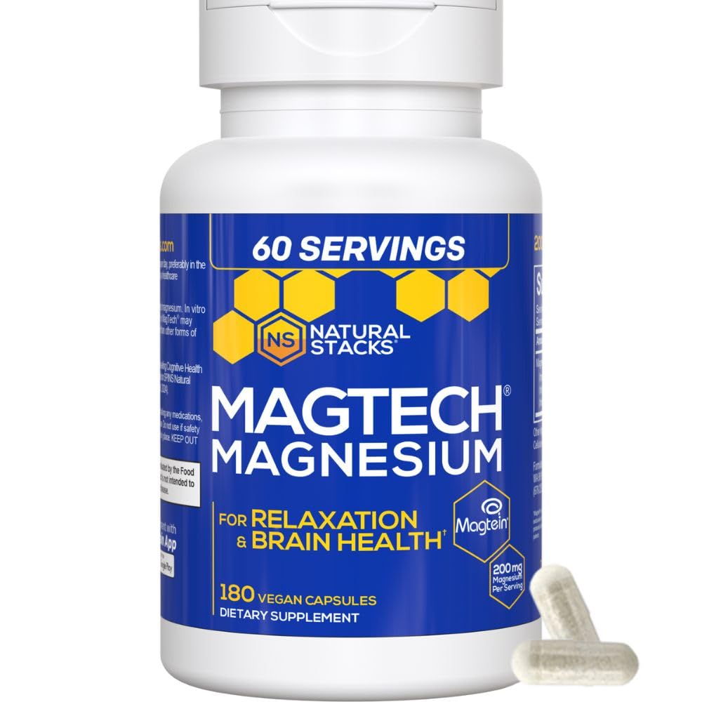 Natural Stacks MagTech Magnesium Complex - 180 Capsules - image 2