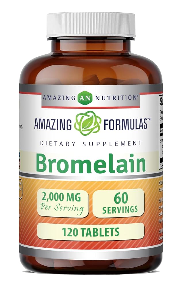 Amazing Formulas Bromelain 2000 Mg per Serving