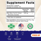Vitamatic Bitter Melon 25X Concentrated Extract - 240 Vegetarian Capsules - image 2