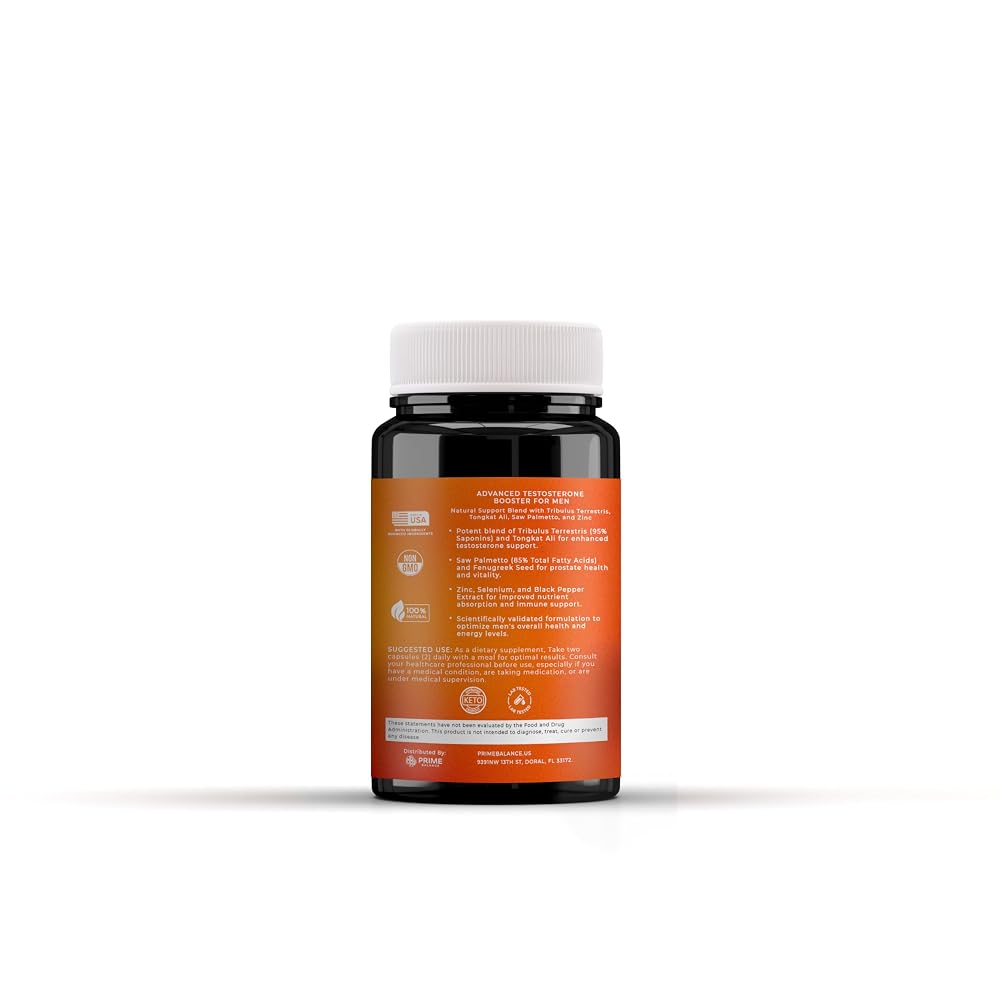 PRIME BALANCE Men's Health Advanced Testosterone Support - 90 Capsules - image 3