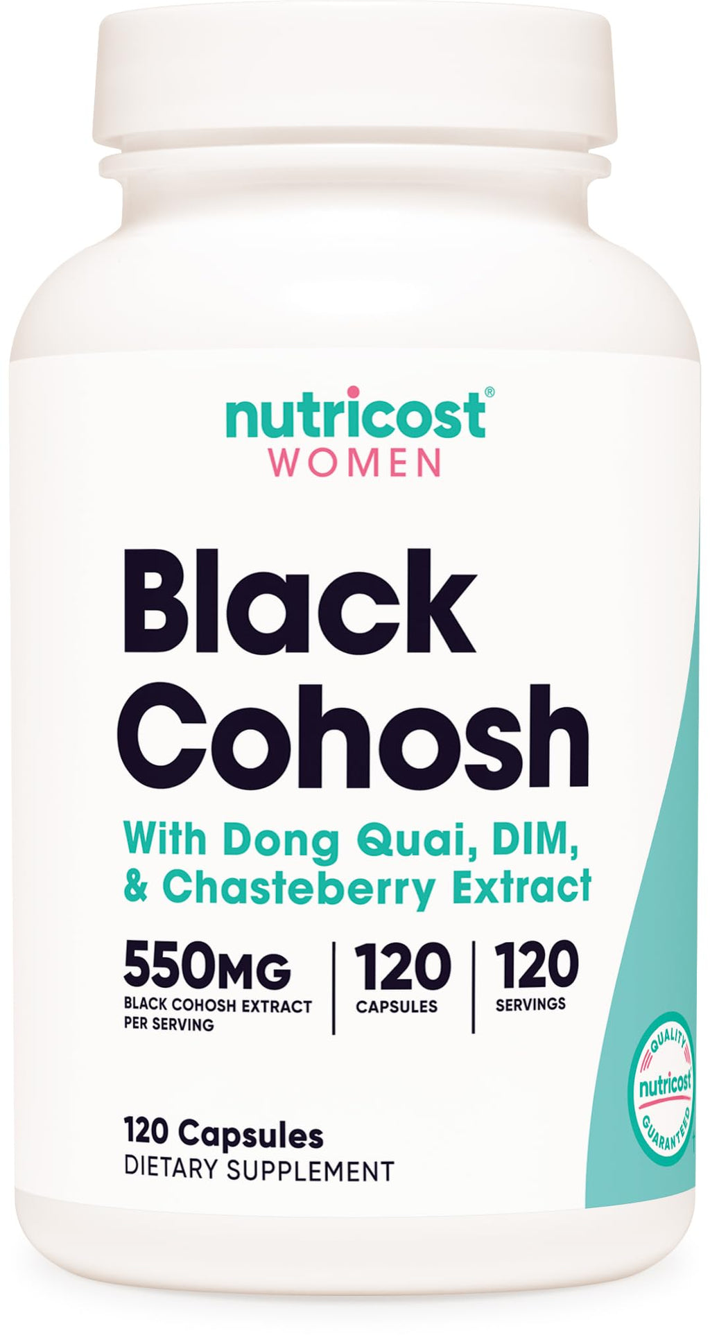 Nutricost Black Cohosh for Women 660mg - 120 Capsules