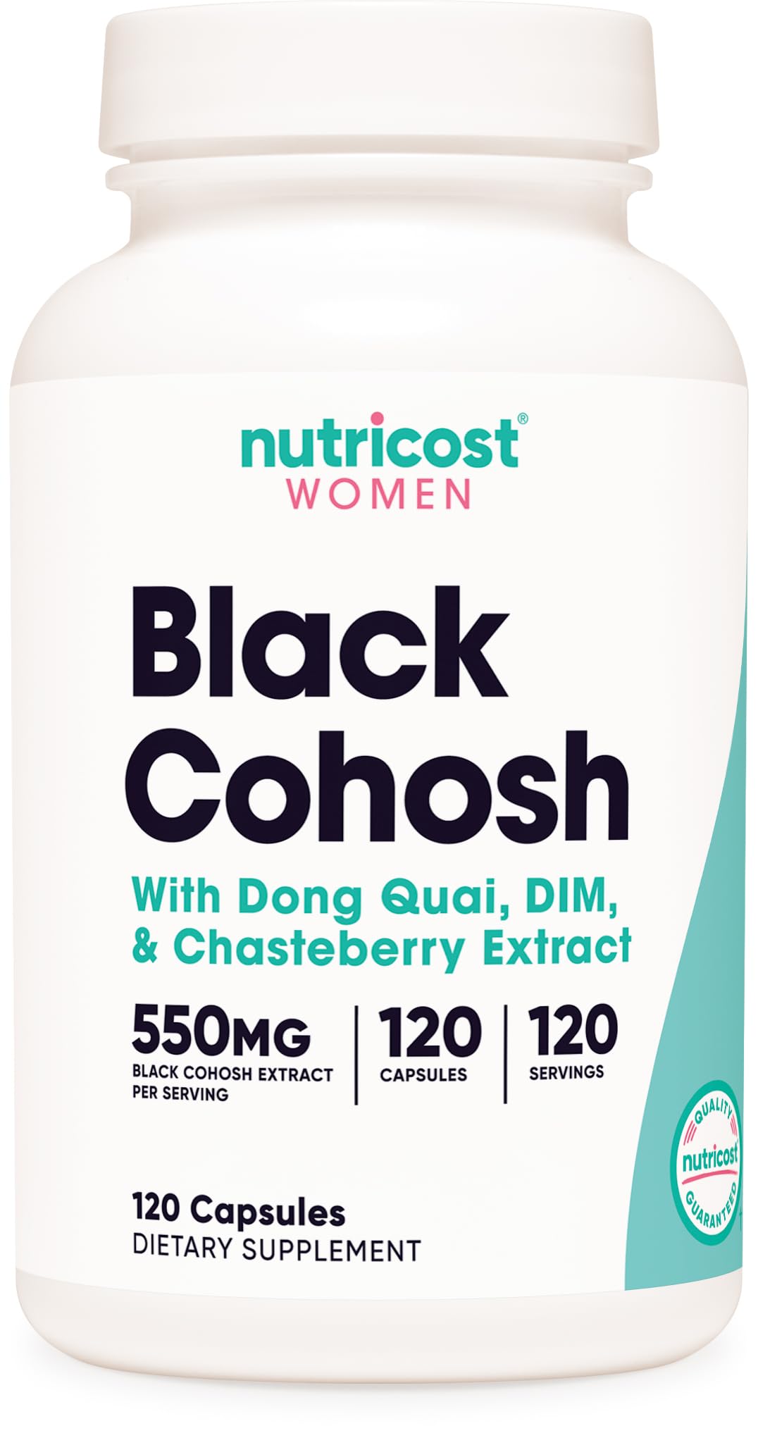 Nutricost Black Cohosh for Women 660mg - 120 Capsules