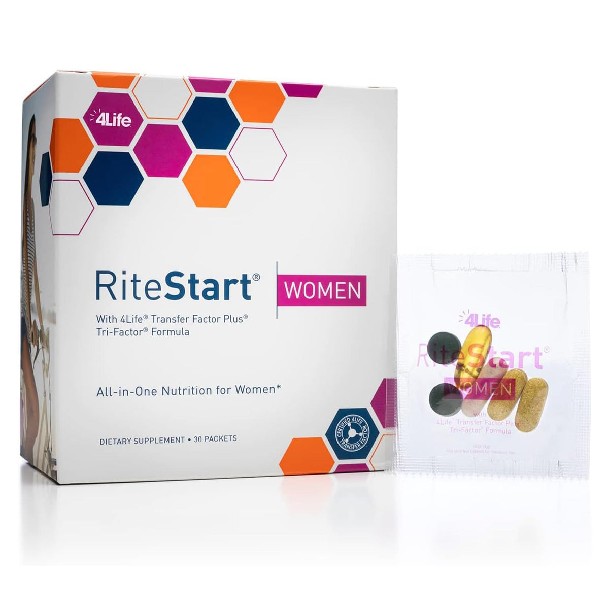 4Life RiteStart Women Multivitamin with CoQ10 - 30 Packets