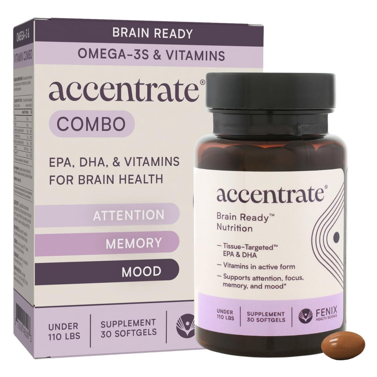 Accentrate Brain Supplement for Focus & Attention