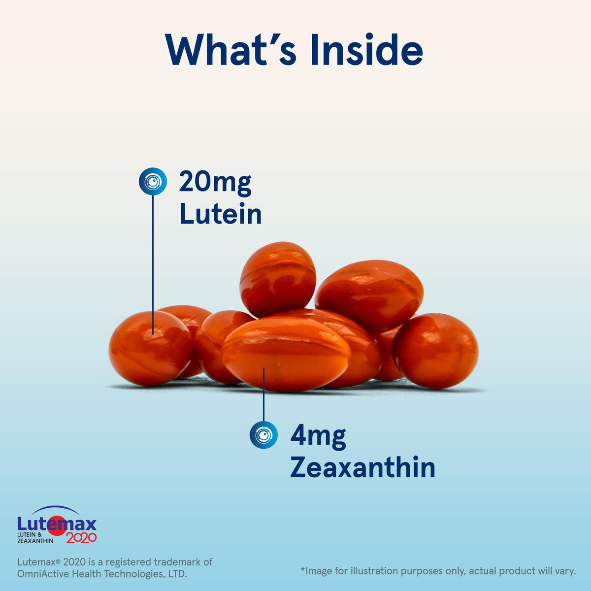 Jarrow Formulas Lutein 20 mg with Zeaxanthin - 120 Softgels - image 3