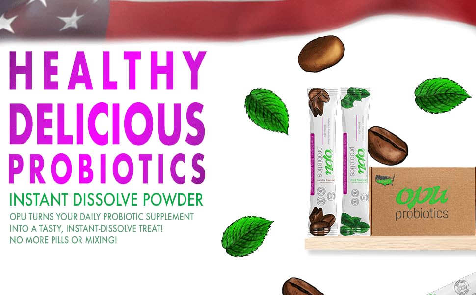 'Opu Probiotics Mint Instant-Dissolve - One Month Supply - 5 Billion