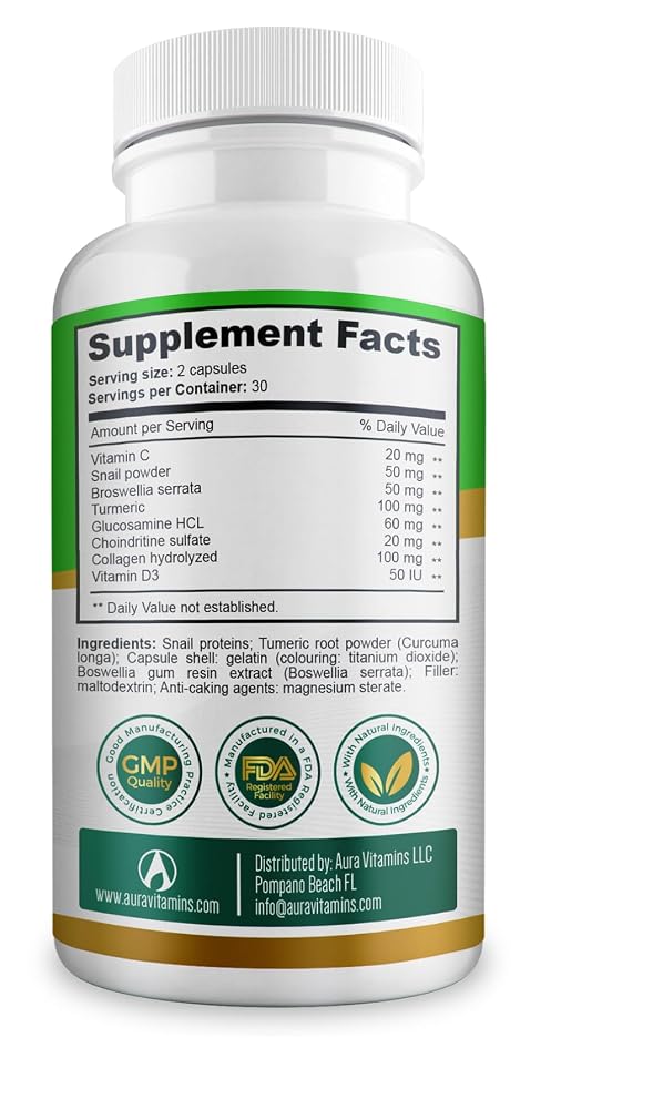 AURA VITAMINS REGEMAX Joint Comfort Supplement - 60 Capsules - image 8
