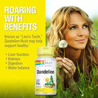SOLARAY Dandelion Root Supplement - 100 Vegetarian Capsules - image 4