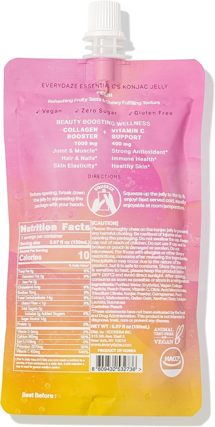 E EVERYDAZE EVERYDAZE Essential C’s Konjac Jelly