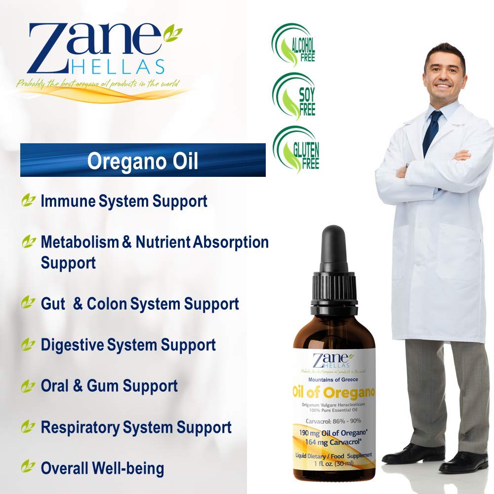 Zane Hellas Oregano Oil 164 mg Carvacrol - 2 fl. oz. - image 10