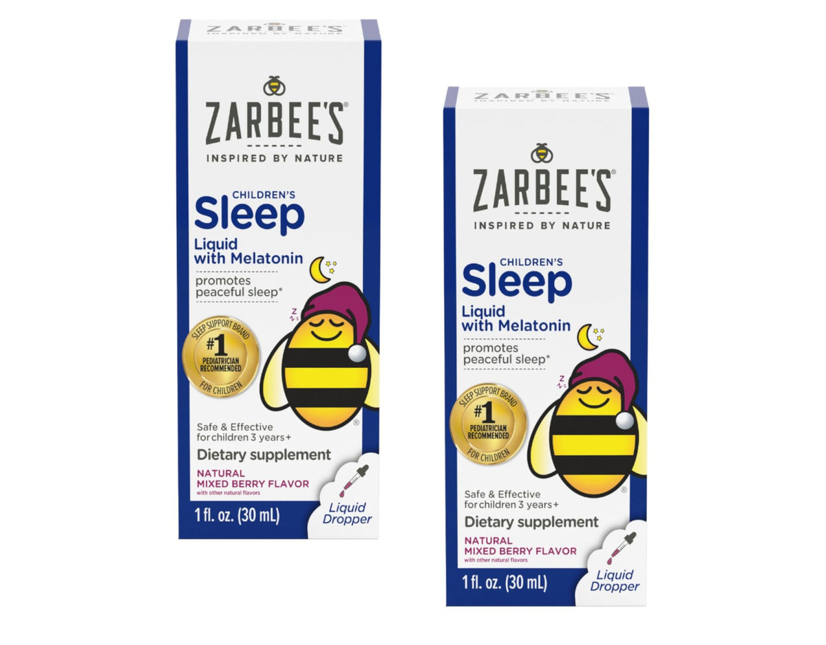 Zarbee's Naturals Children's Sleep Liquid with Melatonin - 2 oz Pack of 2