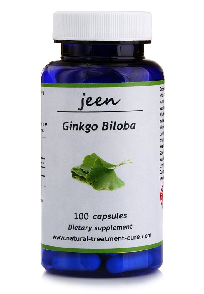 Hekma Center Pure Ginkgo biloba for Energy & Vitality - 100 Capsules