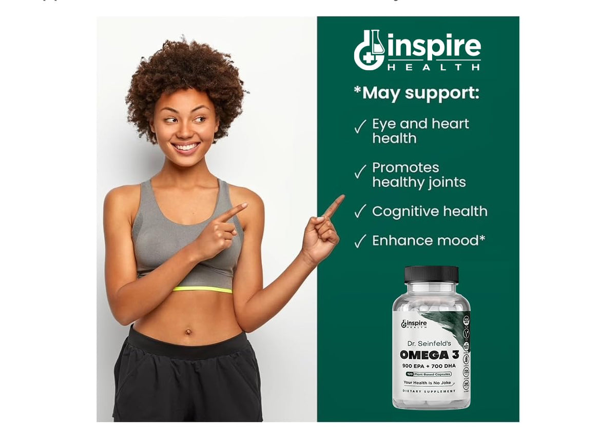GINSPIRE NUTRITION The Very Best - Alge Omega 3 Vegan Supplement