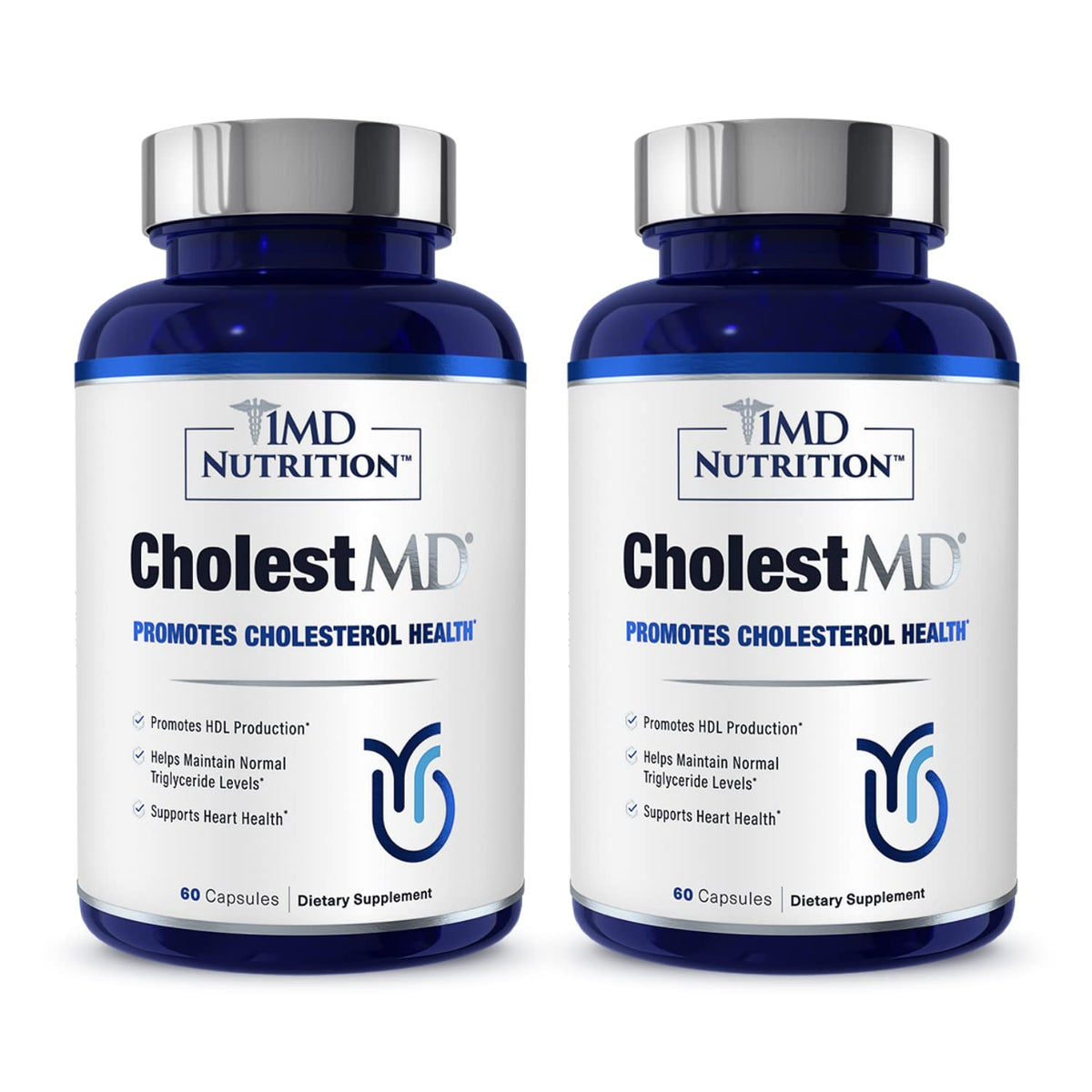1MD Nutrition CholestMD with Olive Leaf Extract - 120 Capsules
