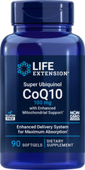 Life Extension COQ10 Super Ubiquinol 100mg - 90 Softgels
