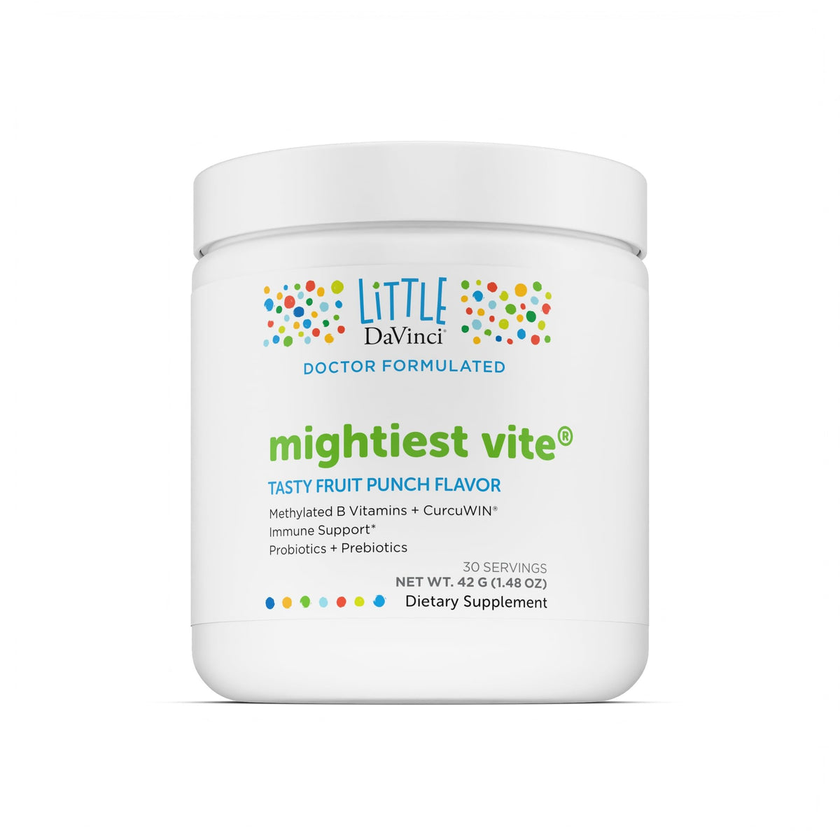 Little DaVinci Mightiest Vite Multivitamin Powder Fruit Punch - 30 Servings