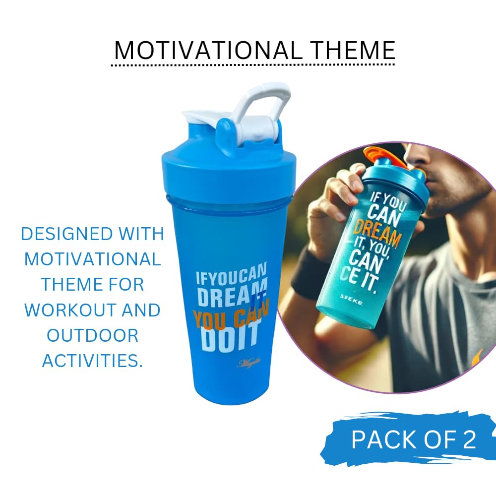 Magiko 28oz Motivational Protein Shaker Sports and Outdoor 28oz