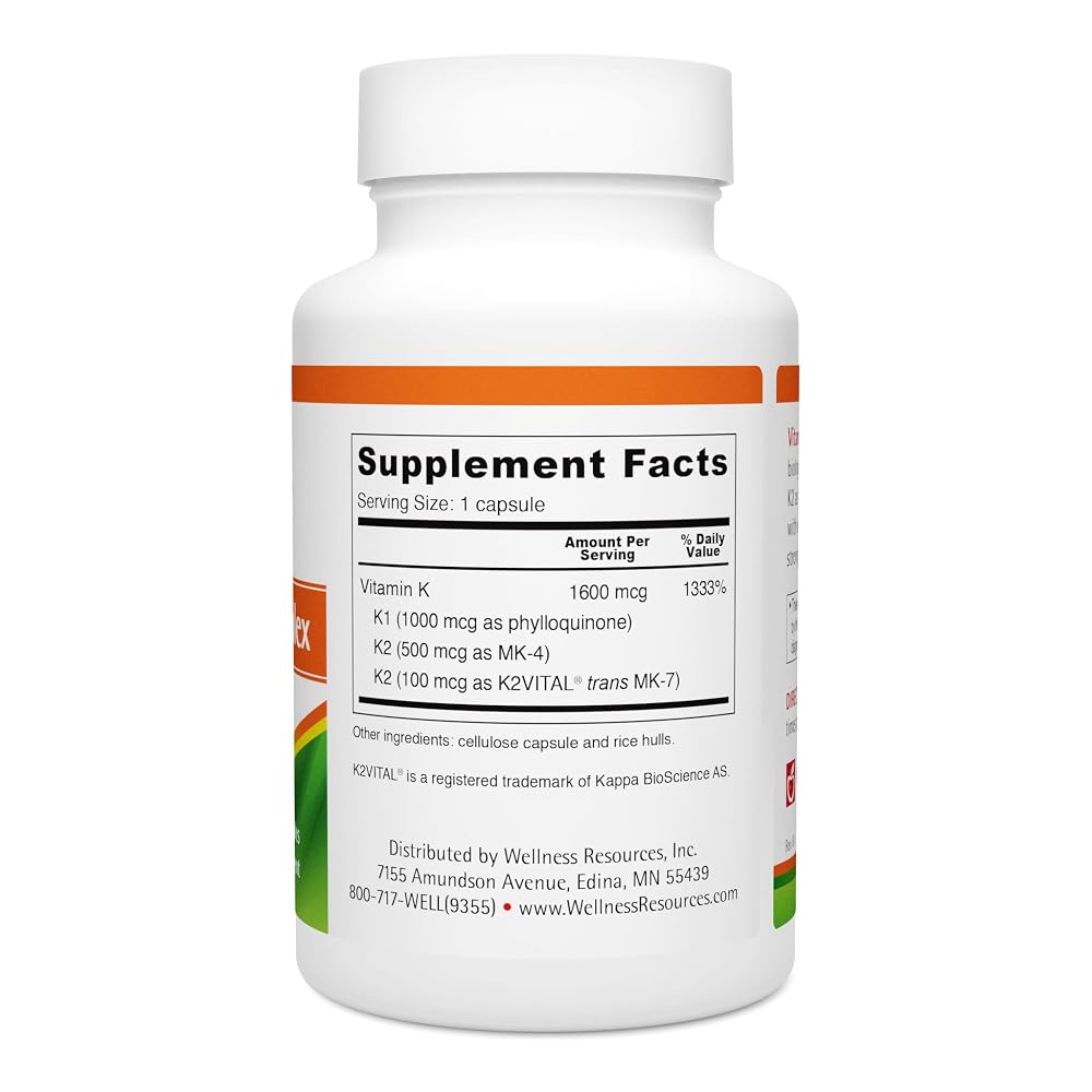 Wellness Resources Vitamin K Complex - 90 Capsules - image 3