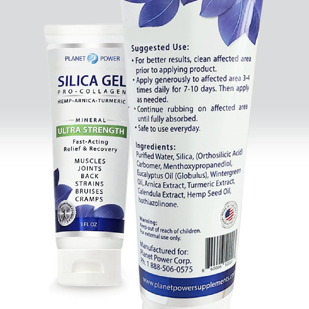 Planet Power Silica Gel Natural Collagen - 3 Ounce - image 4