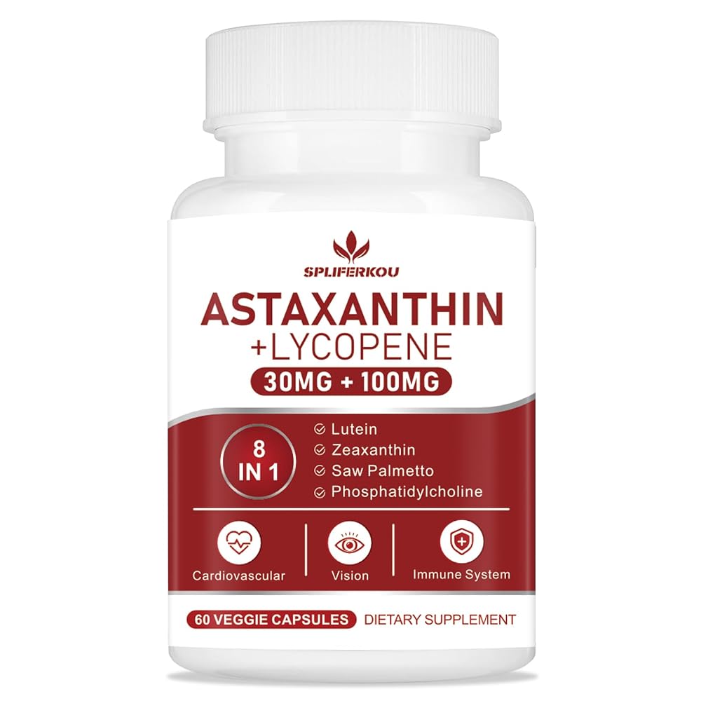 Spliferkou Astaxanthin and Lycopene Antioxidant - 60 Capsules