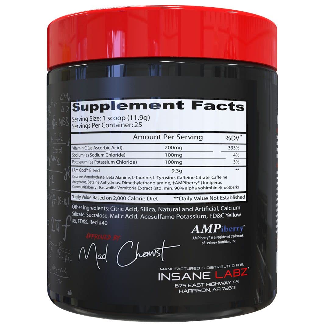 Insane Labz I am God Pre Workout