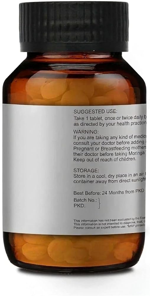 Generic Moringa Tablets 500mg - 120 Tablets - image 4