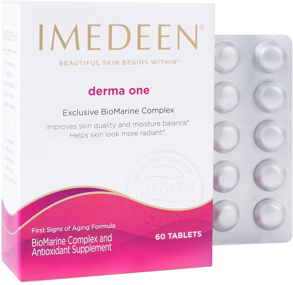 Imedeen Derma One First Signs of Aging Formula Tablets - 60 Count - image 2
