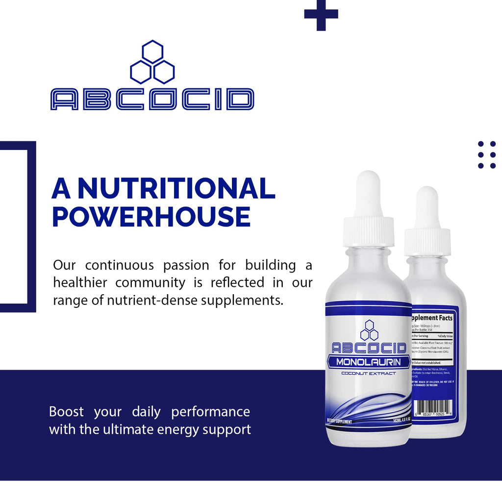 ABCOCID Monolaurin Liquid Extract 900 mg - 4.8 Oz - image 5