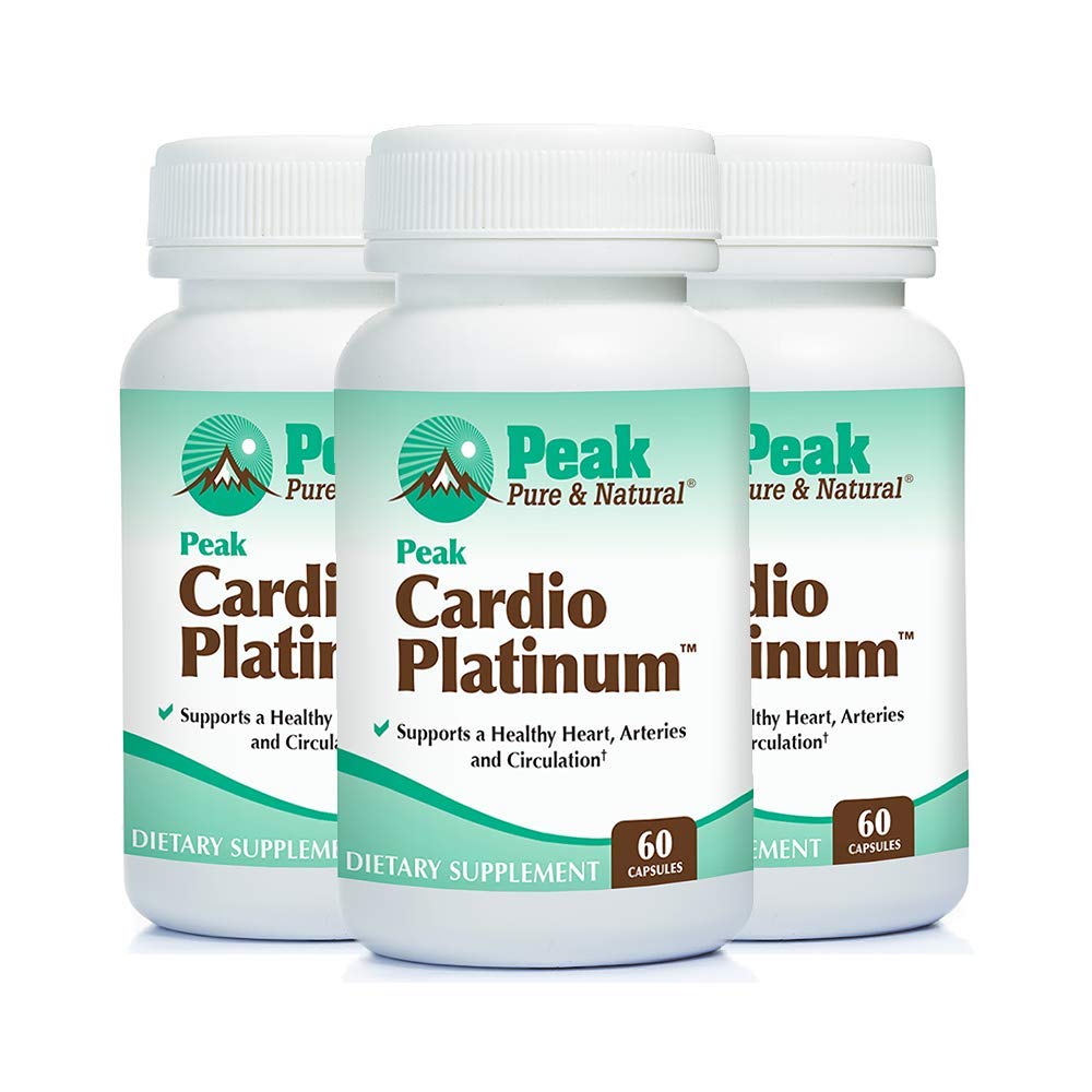 Peak Pure & Natural Cardio Platinum - 180 Capsules