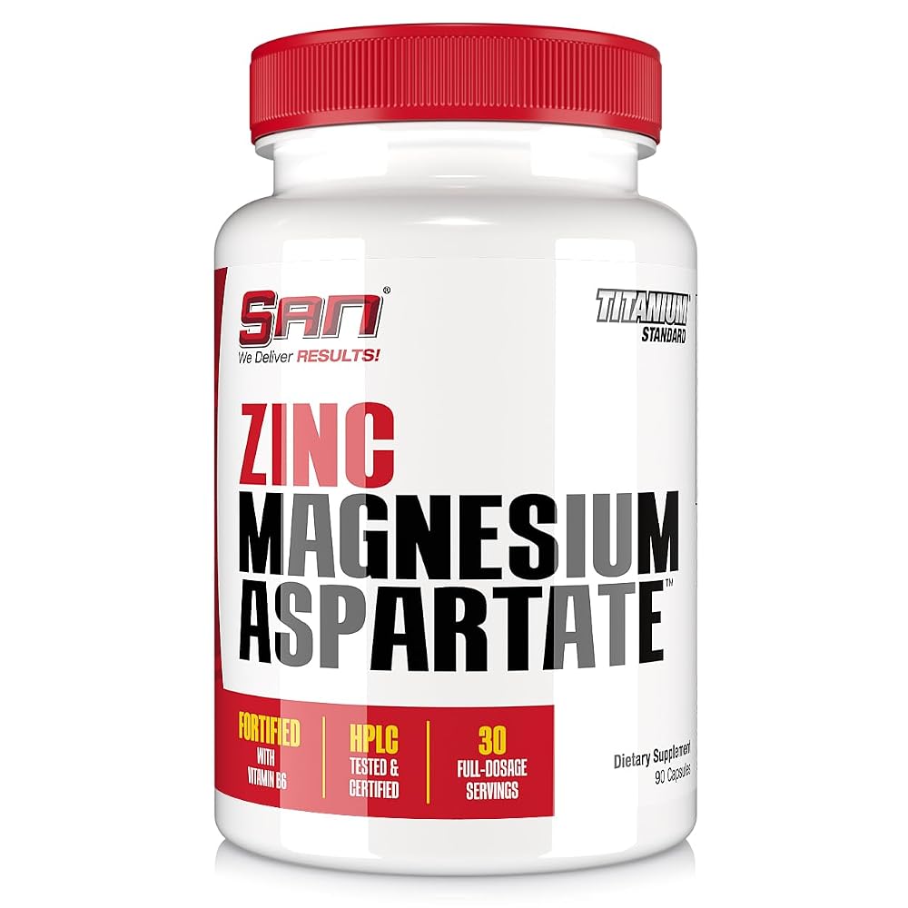 SAN Zinc Magnesium Aspartate for Sleep Support and Recovery - 30 Servings - image 2