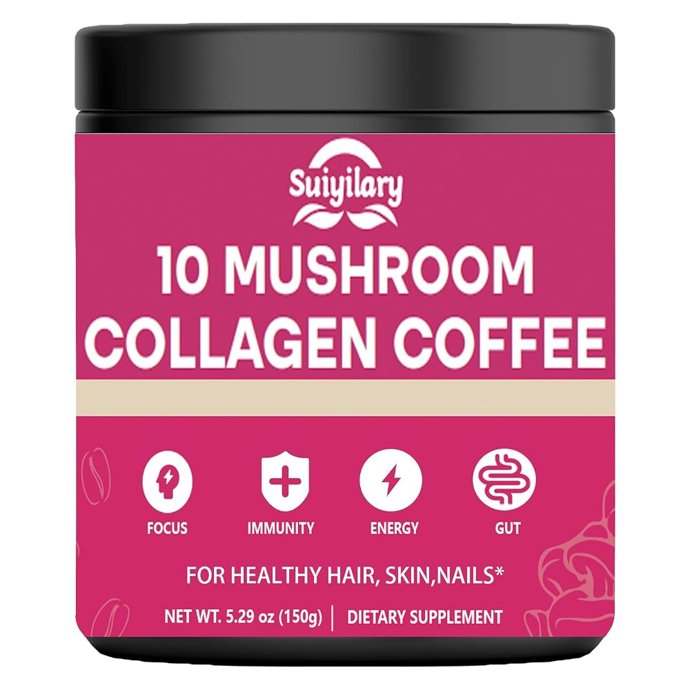 Suiyilary 10 Mushroom Coffee with Arabica w
