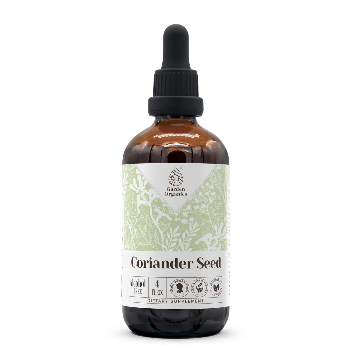Garden Organics Coriander Seed Alcohol-Free Natural Tincture Extract