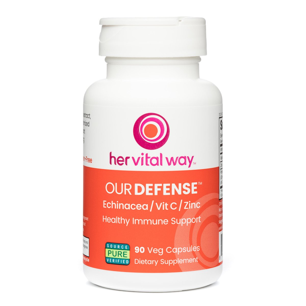 her vital way Our Defense Immune Support - Echinacea, Vitamin C, Zinc