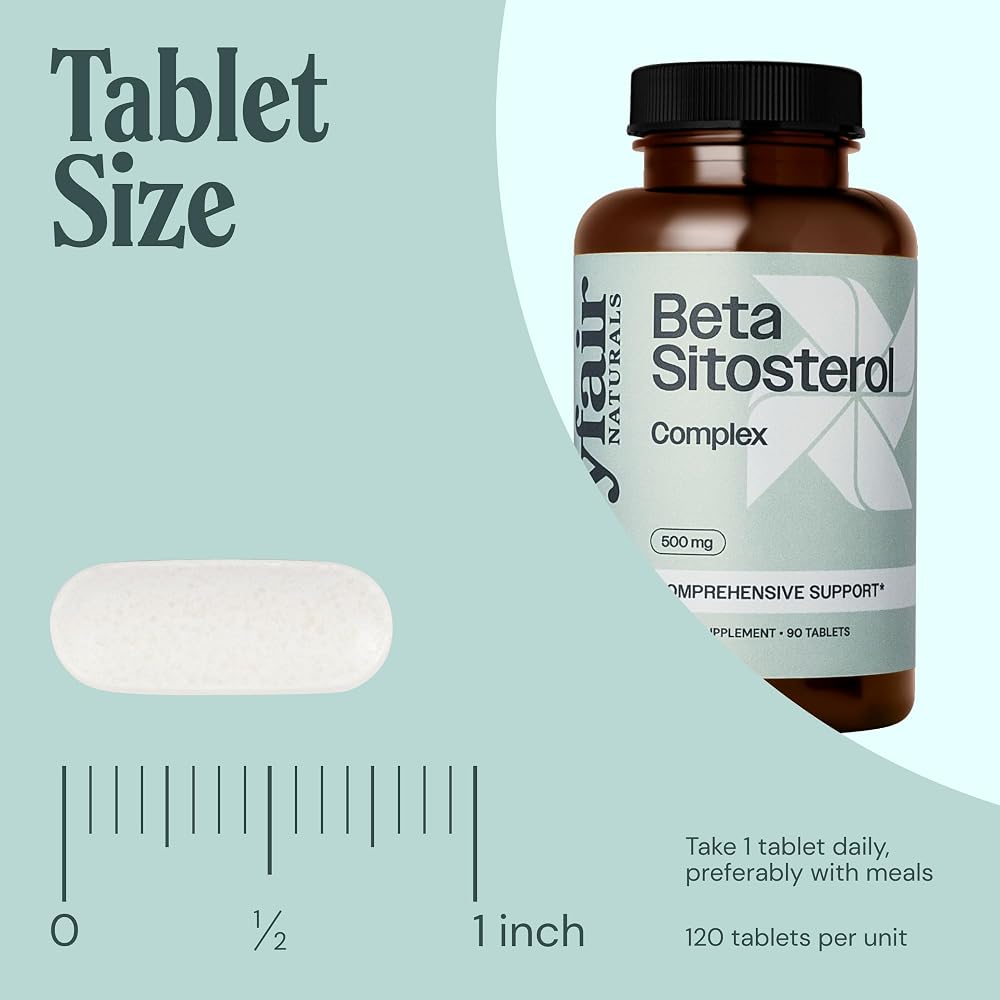 Mayfair Naturals Beta Sitosterol Complex 500mg - 90 Tablets - image 4