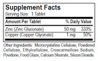 Dialyvite Zinc 50 Plus Copper - 90 Tablets - image 4