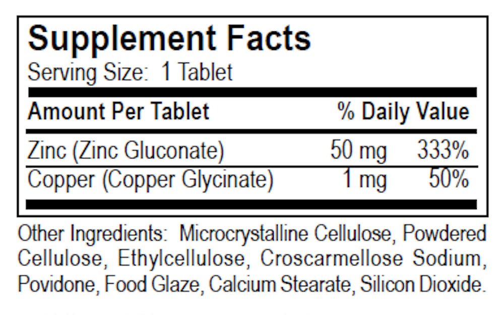 Dialyvite Zinc 50 Plus Copper - 90 Tablets - image 4