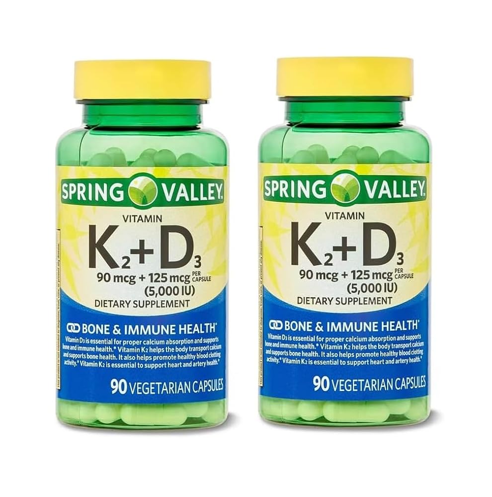 Unique Bundle Store Vitamin K2 D3 90mcg + 125mcg