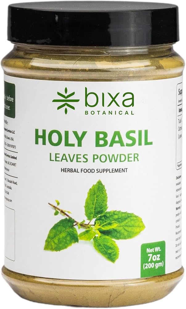 bixa BOTANICAL Tulsi Leaves Powder Holy Basil - 7 oz