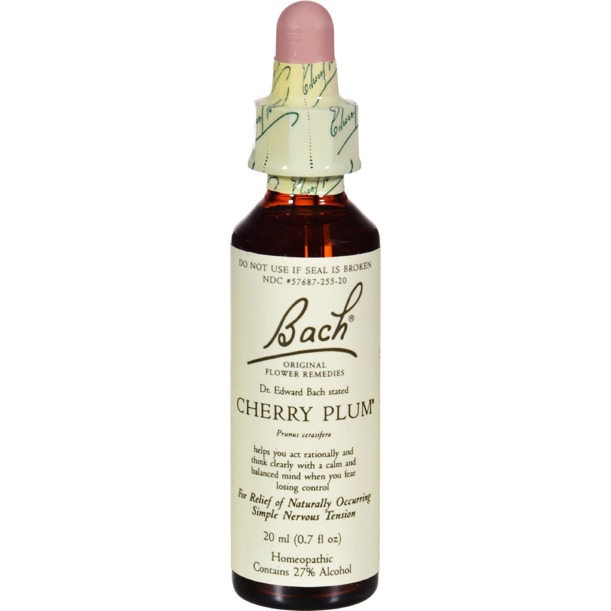 Bach Cherry Plum Flower Essence - 20 ML