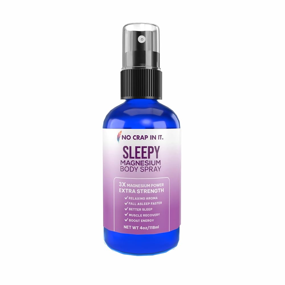 No Crap In It Sleepy Magnesium Spray Triple Magnesium - 4 fl oz