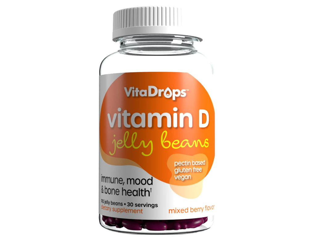 VitaDrops Vitamin D Jelly Beans Immune Support - 90 Jelly Beans