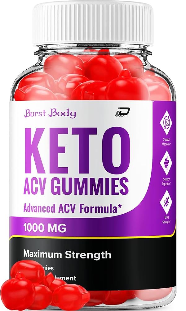 Indelo Burst Body ACV Gummies with Vitamin B12 - 60 Gummies