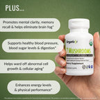 Organixx 7 Mushroom Supplement Immune Support - 60 Capsules - image 3