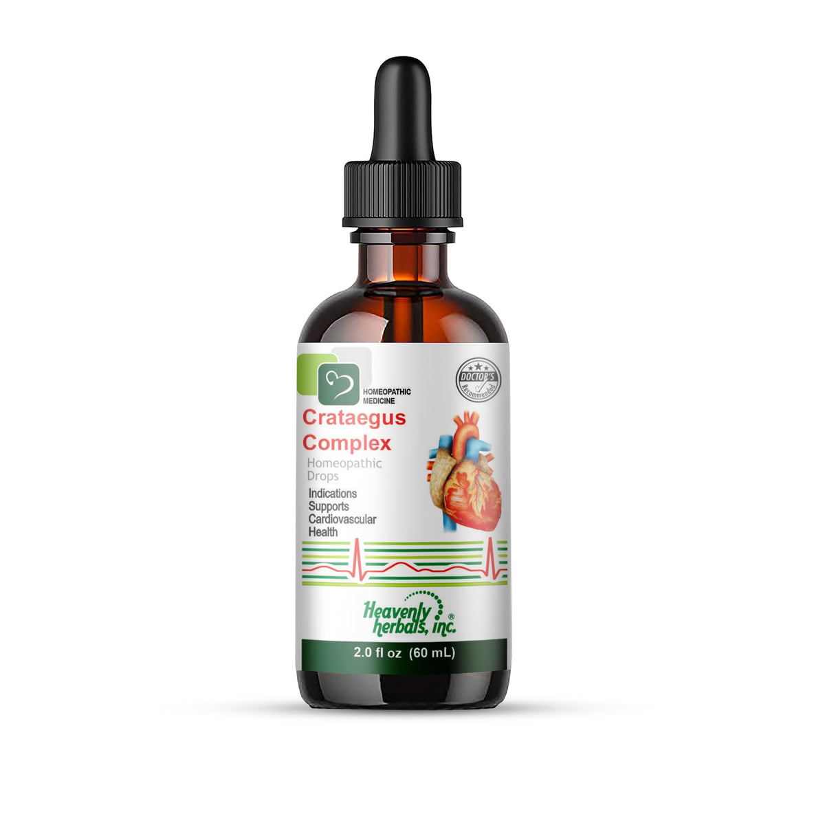 Heavenly Herbals Crataegus Complex Drops Cardiovascular Support - 2 Fl Oz