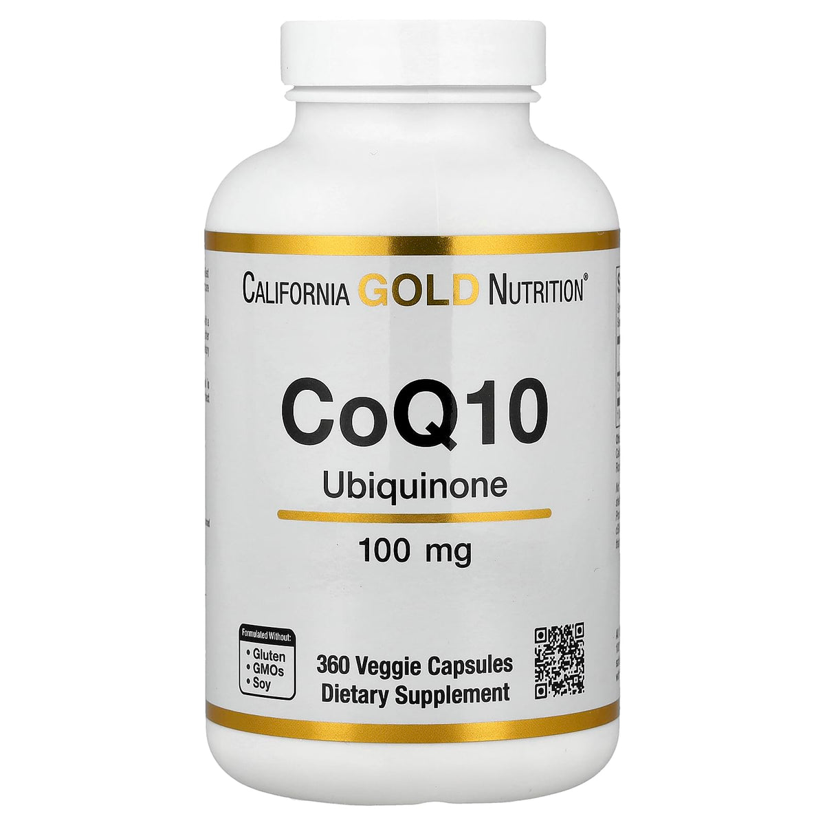 Lake Avenue CoQ10 Ubiquinone 100 mg - 360 Vegetarian Capsules