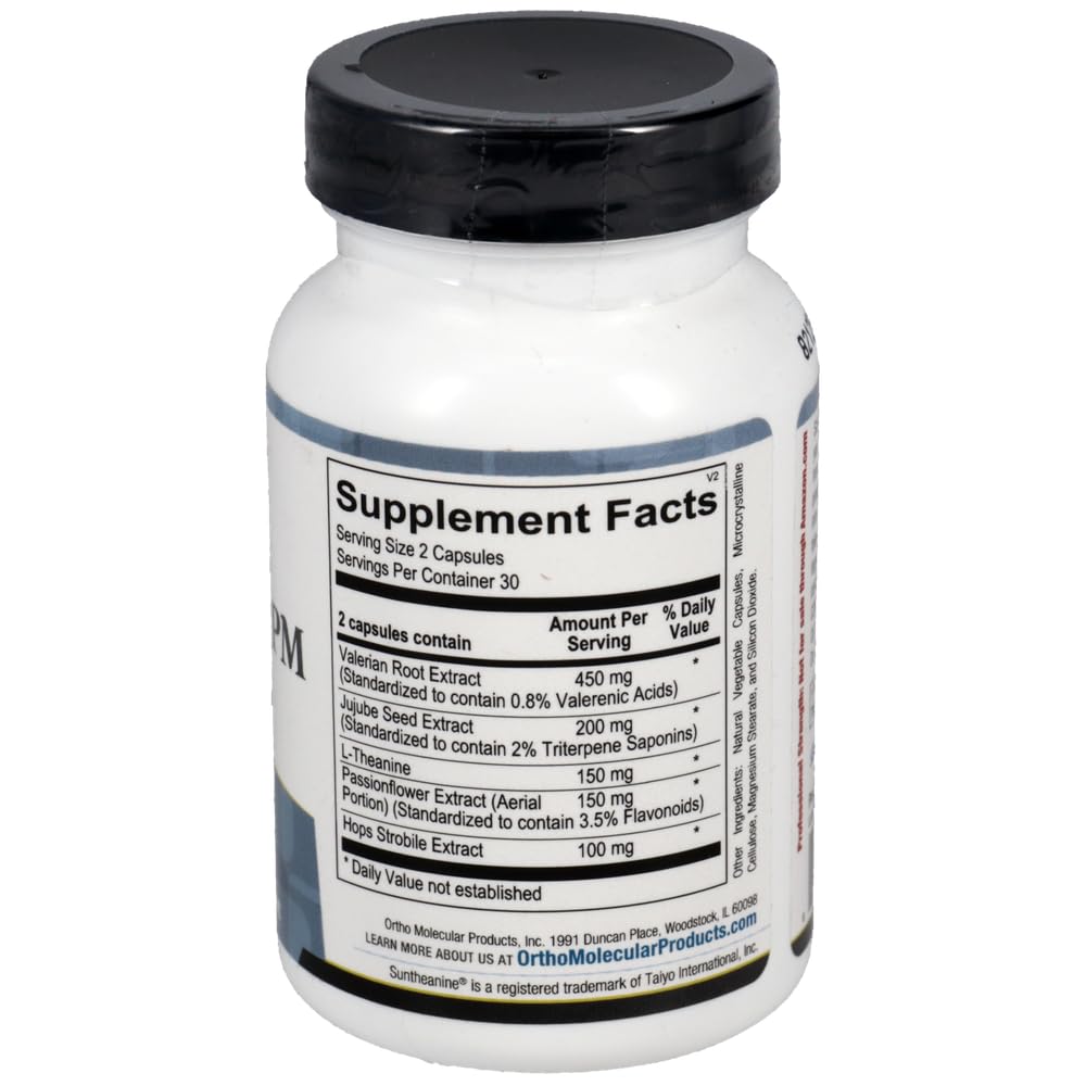 Ortho Molecular Products Botanicalm PM Sleep Support - 60 Capsules